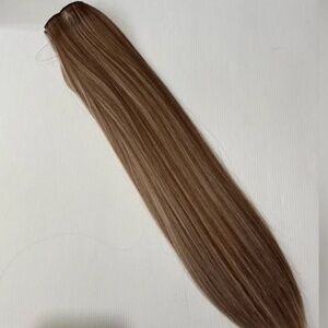 Light Brown With Light Blonde highlights Hair Extensions 24 in